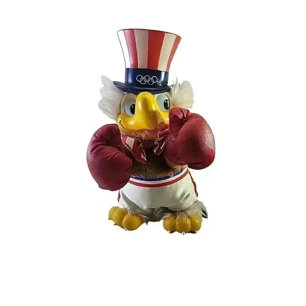 Rare Sam The Eagle 1984 Olympic Mascot Figure Boxer LA Olymics USA Patriotic